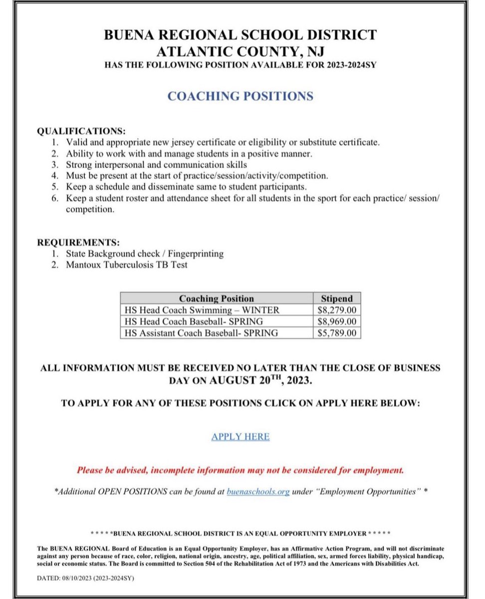 Buena Baseball tweet media