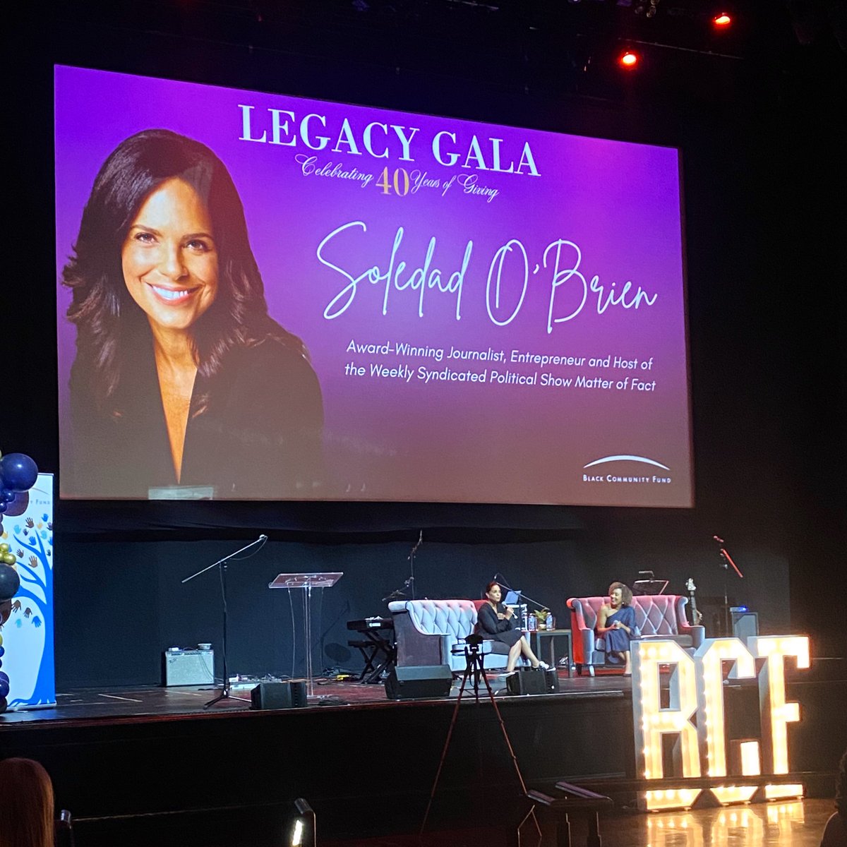 RISunshine's tweet photo. .@soledadobrien and @DiaWall discuss a range of issues from #SCOTUS’ decision on #AffirmativeAction, attacks on #DEI, inclusive #journalism and #narratives for/by the people. Critical and timely conversation! #BCFGala2023 #40YearsOfGiving https://t.co/J96feuYxKe