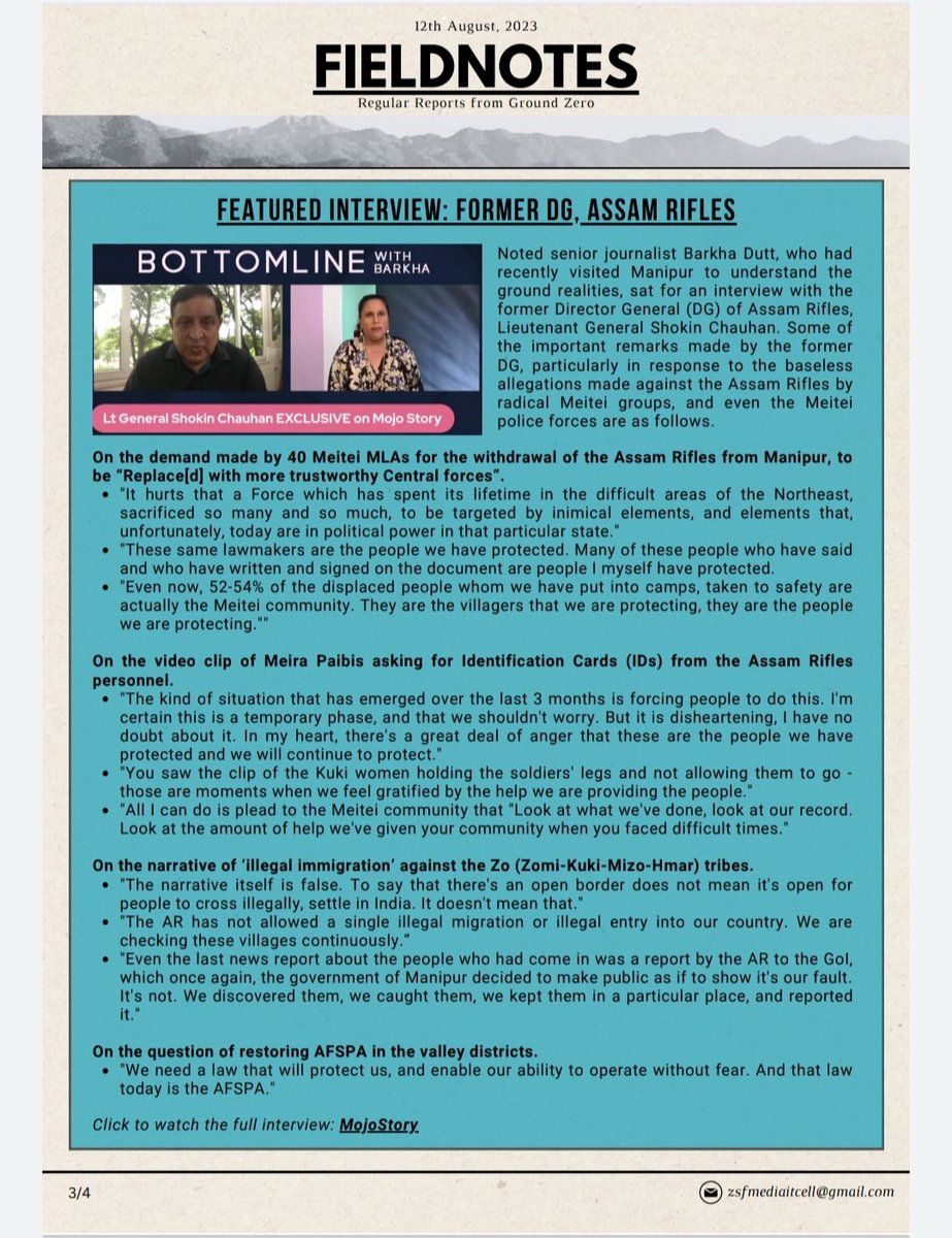 valte_min's tweet photo. FIELDNOTES
Regular Reports From Ground Zero
📍
•Meitei Terror Outfits Call For Boycott Of Independence Day
•Meitei Civil Society Body Postpones Planned Rally
...
And More 👇
#ManipurViolence
@narendramodi @AmitShah @rashtrapatibhvn @NBirenSingh @BDUTT @themojostory @htTweets https://t.co/U6GtGX7viv