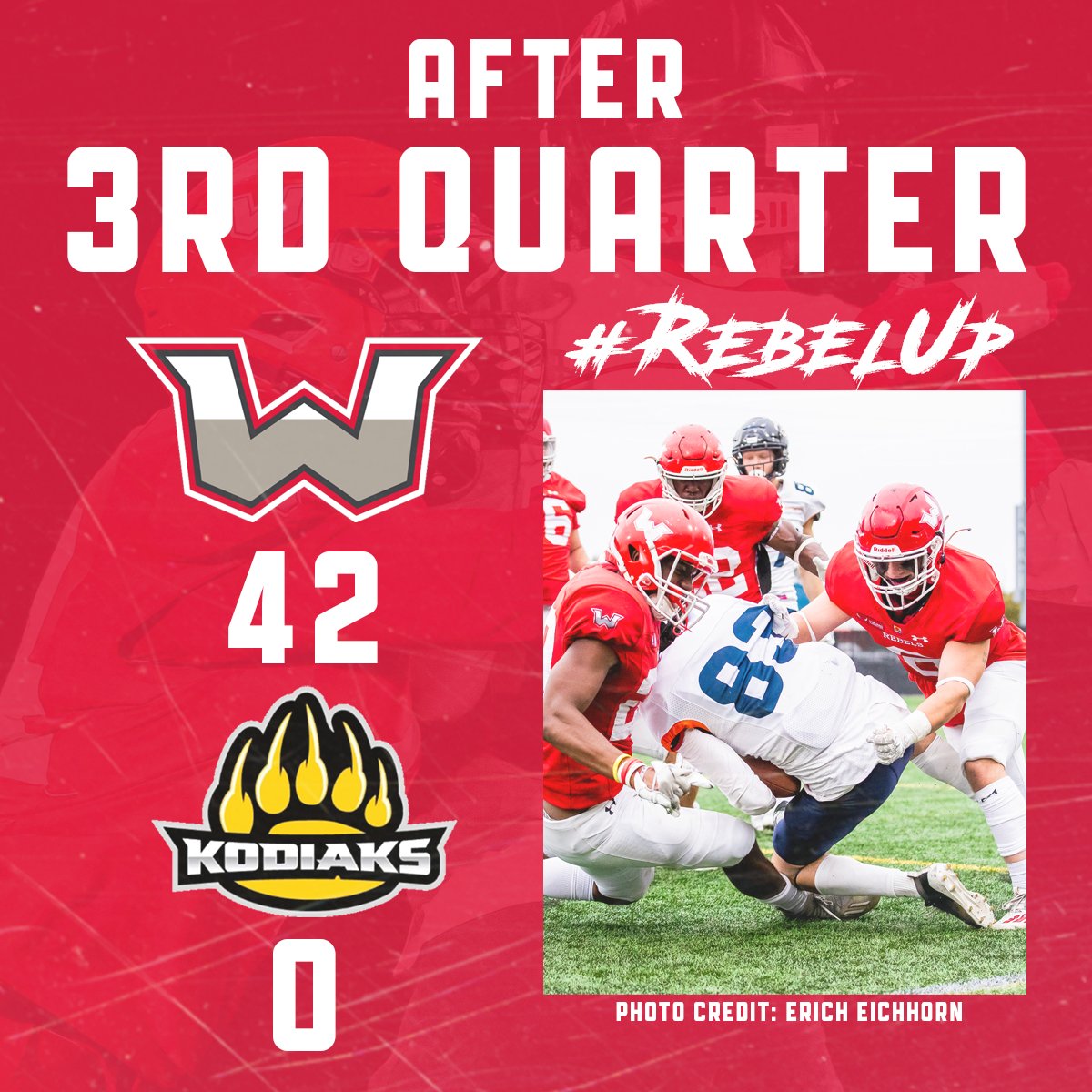 One quarter to go! #RebelUp