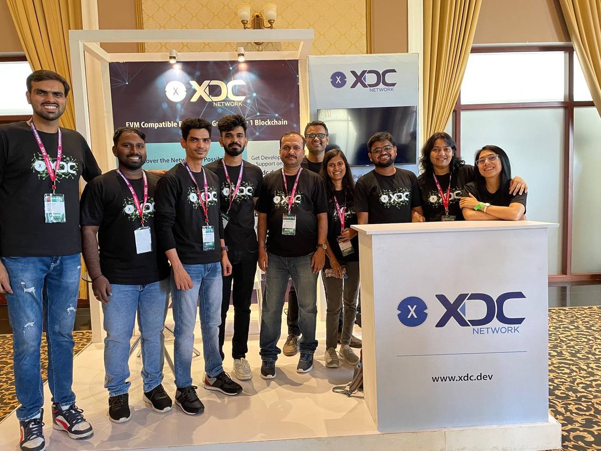 Day 1 at @web3conf_india was a busy day at the @XinFin_Official booth If you are a developer, dapp builder, or web enthusiast, lets catch up today at the #XDCNetwork booth and dive into the journey of web3 with the XDC Network
#XDCNetwork #XDC #Goa #Web3Conf #BuildOnXDC #WeAreXDC