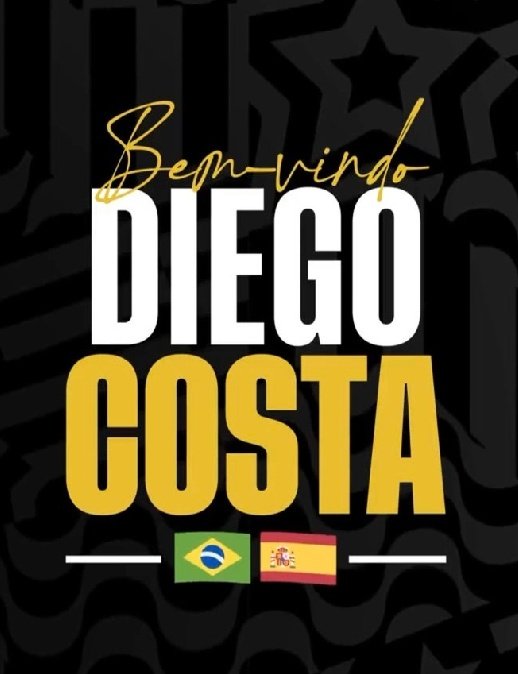 ✔️✔️OFICIAL✔️✔️

El delantero Diego Costa es nuevo refuerzo del Botafogo

📷:<a href="/Botafogo/">Botafogo F.R.</a>