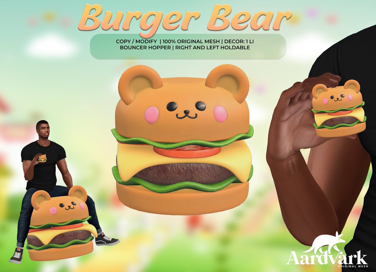 Aardvarksl's tweet photo. Aardvark is happy to celebrate Fifty Linden Fridays 14th Birthday Bash! Introducing the Burger Bear!

Get everything for 50L for a limited time! 

Available at Fifty Linden Friday Birthday Bash from August 11 - September 1st!
https://t.co/uVxCMMWy61 https://t.co/3AHFw2Jcin
