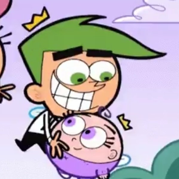 Cosmo y Poof 💚💜