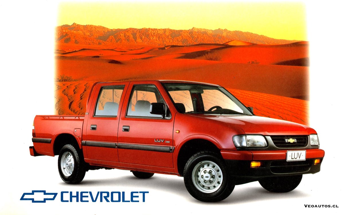 VeoAutos's tweet photo. Chevrolet LUV Catálogo Chile 1998, año en que se comercializan en país 9.258 unidades

+ Info Link https://t.co/0XK78a17Jv

#chevroletluv #luvv6 #luv98 #spacecab #chevroletarica @ChevroletCL @addict_car @thecarfactoids @RiveraNotario @isuzu_argentina https://t.co/qXWMUgR1Fv