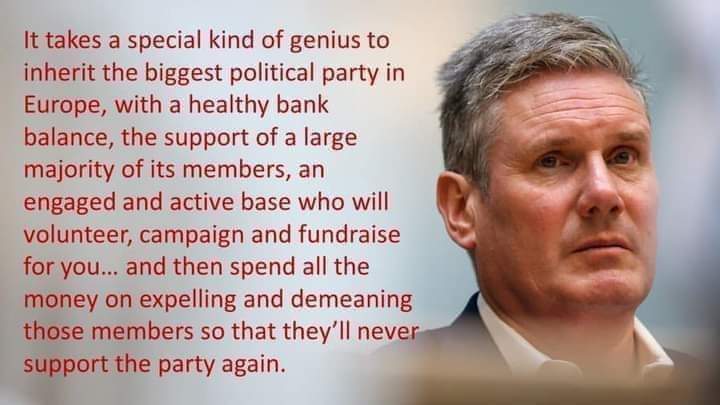 Clare_Jennifer's tweet image. They wanted to change the culture of @UKLabour to one that doesn't threaten the Establishment.

Not because they want to gain power to create meaningful change in the lives of the many, you understand?

But, to place power back into the hands of the few. 

Not MY #LabourParty 👎