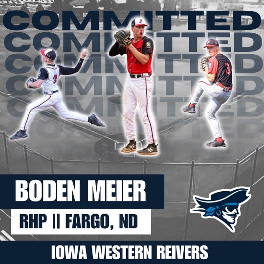 I’m very excited to announce my commitment to play baseball at Iowa Western. Thank you to my family, teammates, and all of my coaches who made it possible. #SailsUp 💙