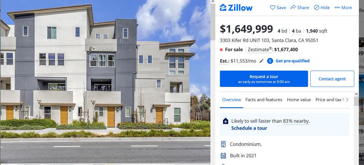 charts_finance's tweet photo. $1.6M condo in Bay Area or a $600K beautiful house in Boise? The more time I spend on #Zillow.. the more I want to move.

#bayarea #SantaClara #RealEstate #housingmarket #Trapped https://t.co/IAeOqvPyjm