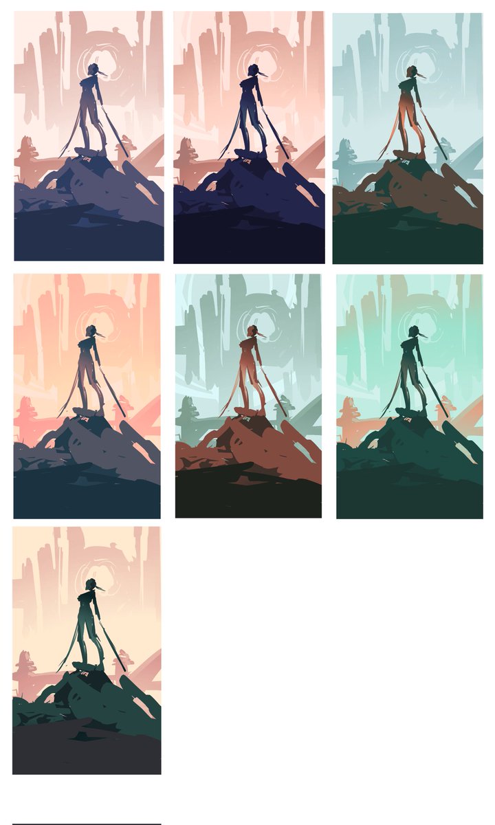 Some thumbnails bc procreate's time lapse feature decided not to work 