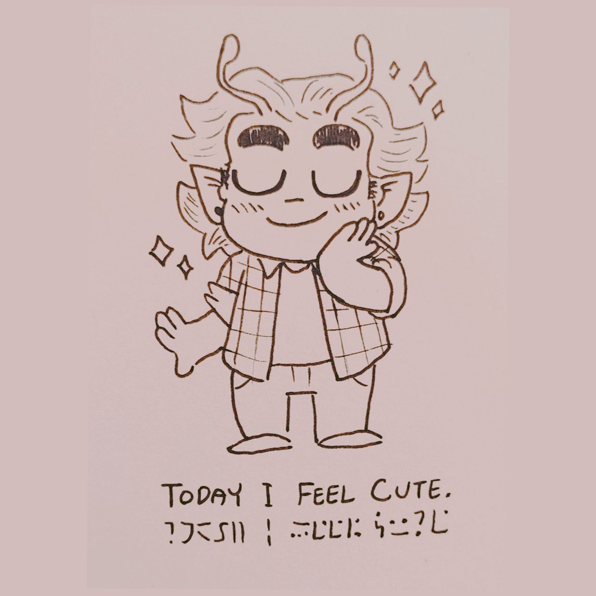 FunkyTheAlien's tweet photo. Today I feel ♥️ https://t.co/TWf4dOQQDK