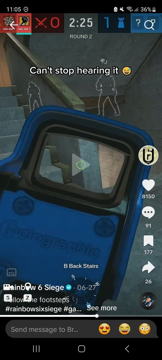 SINOOS_'s tweet image. Just realized Rainbow six tiktok posted one of my clips on his page a month ago😳 interesting