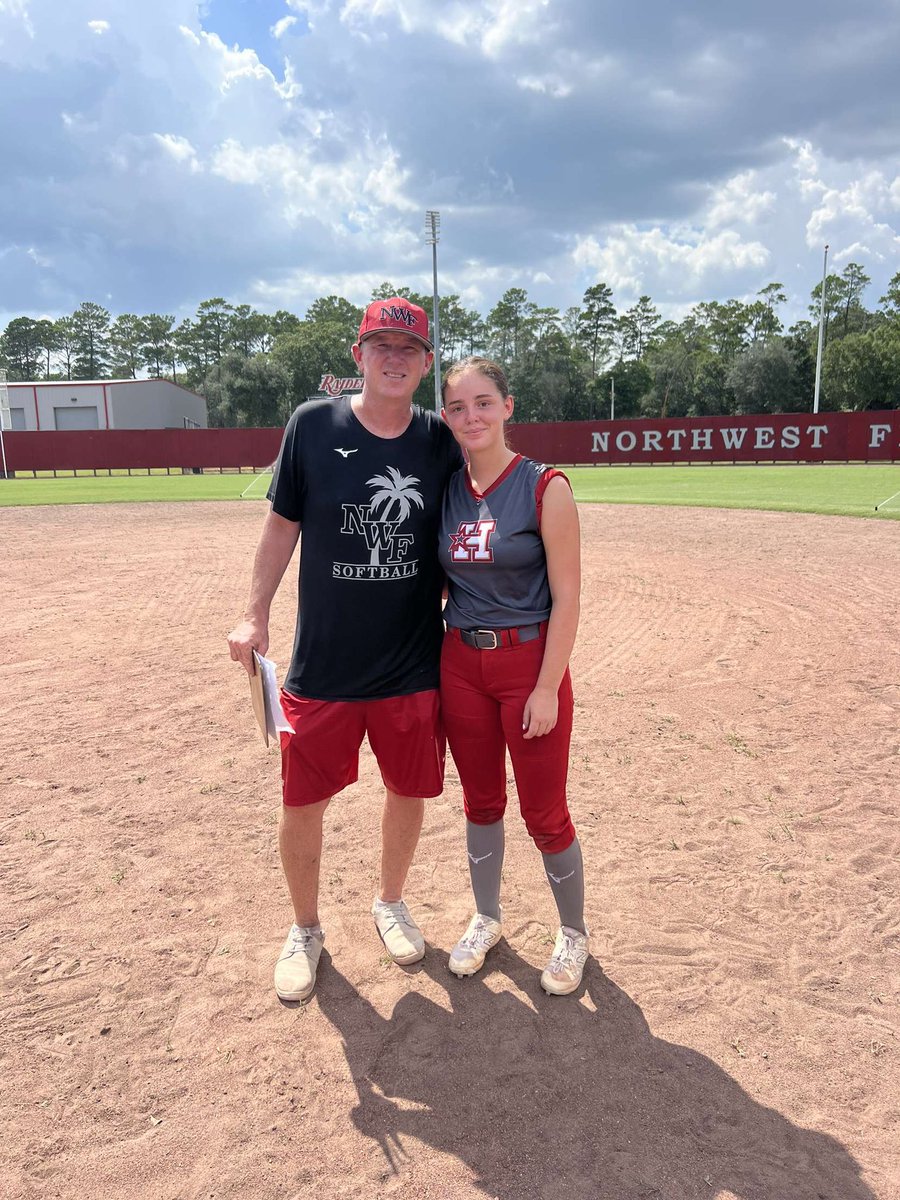 kamrynturner24's tweet photo. fun weekend in Florida and a great time at the Northwest Florida camp!! Thank you coaches for hosting a great event and working with us players. 

@NWFRaiders_SB @AndyLeeNWF https://t.co/FJpexp8Ajv