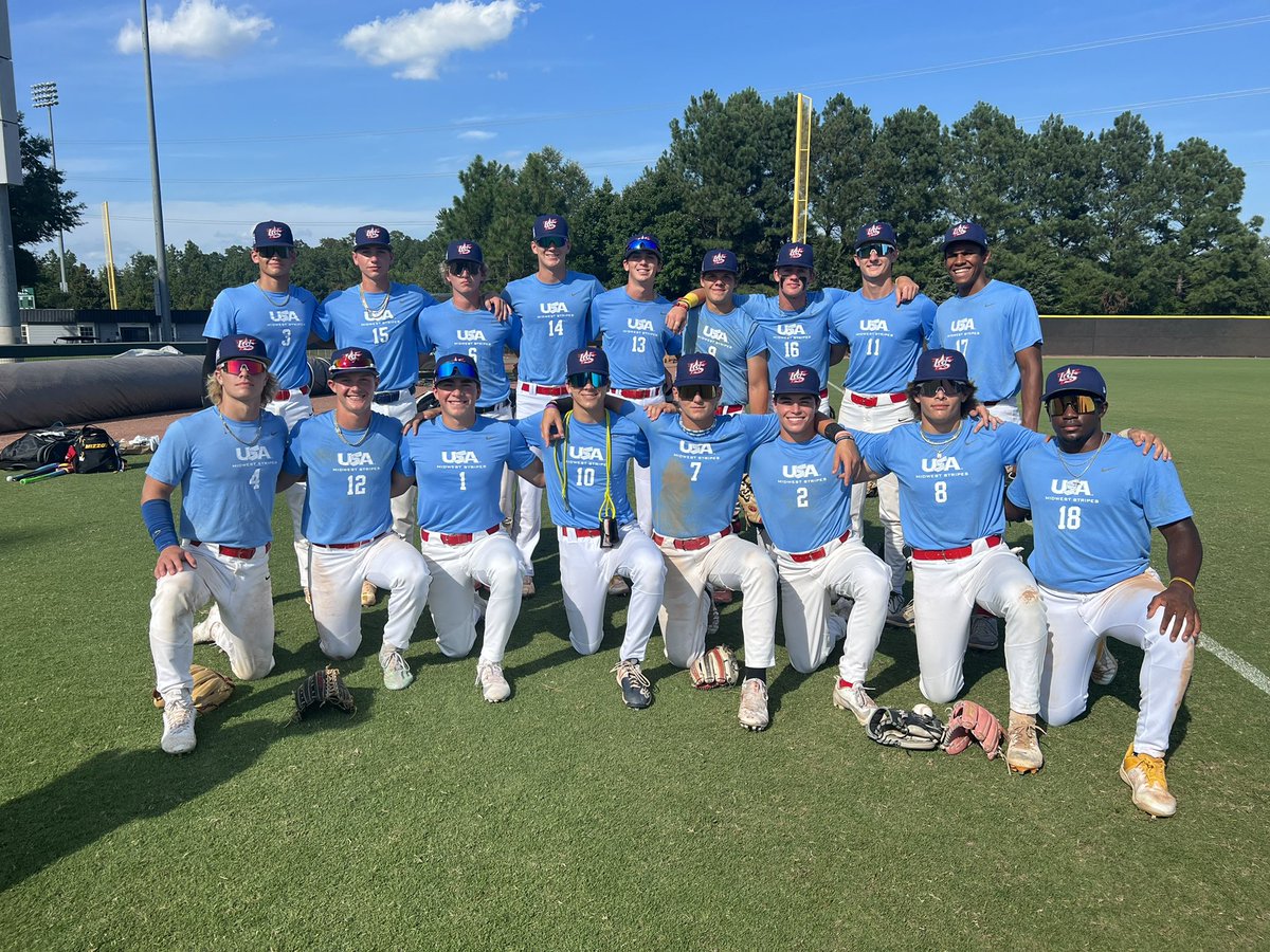 Midwest NTIS (@midwestntis) on Twitter photo ๐จBREAKING NEWS๐จ 16U <a href="/USABaseballNTIS/">USA Baseball NTIS</a> Midwest Stripes are the #1 seed after pool play and advance to the FINAL FOUR of the Champions Cup! #USABaseball๐บ๐ธ #MidwestDugoutโพ๏ธ ๐จBREAKING NEWS๐จ 16U <a href="/USABaseballNTIS/">USA Baseball NTIS</a> Midwest Stripes are the #1 seed after pool play and advance to the FINAL FOUR of the Champions Cup! #USABaseball๐บ๐ธ #MidwestDugoutโพ๏ธ