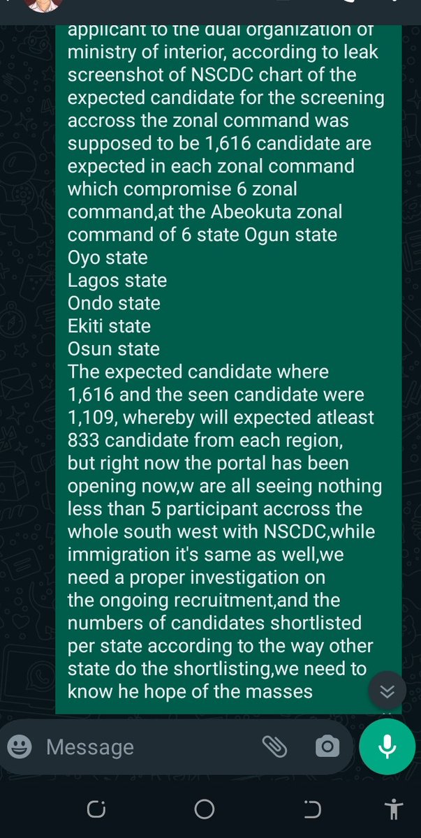 Ade_the_techguy's tweet photo. @ruffydfire @cdcfib @AishaYesufu @ShehuSani please you all to help us with the sentiment and manipulation in Nigeria government recruitment job, this is really unbearable the Nigeria citizens are dieying in silence,those who are being shortlisted are unknown people https://t.co/oHWHxjTxxz