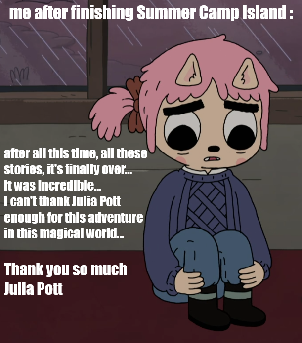 5_mystere's tweet photo. Thank you Julia Pott... Thank you very much...

#SummerCampIsland https://t.co/Bx9dqOM61D
