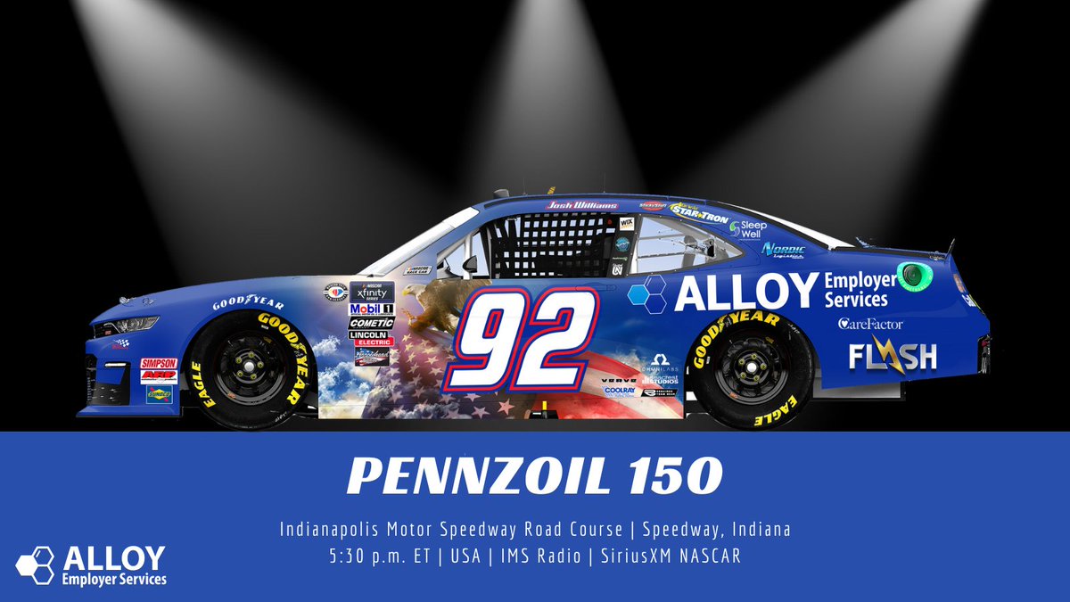 It's hard to beat a day at Indianapolis Motor Speedway and Gasoline Alley. 😍

🏁: @IMS Road Course
📍: Speedway, Indiana
🕰️: 5:30 p.m. ET
📺: @NASCARonNBC  | @USA_Network
📻: IMS Radio Network

#StrongerByDesign #Pennzoil150 #NASCAR75