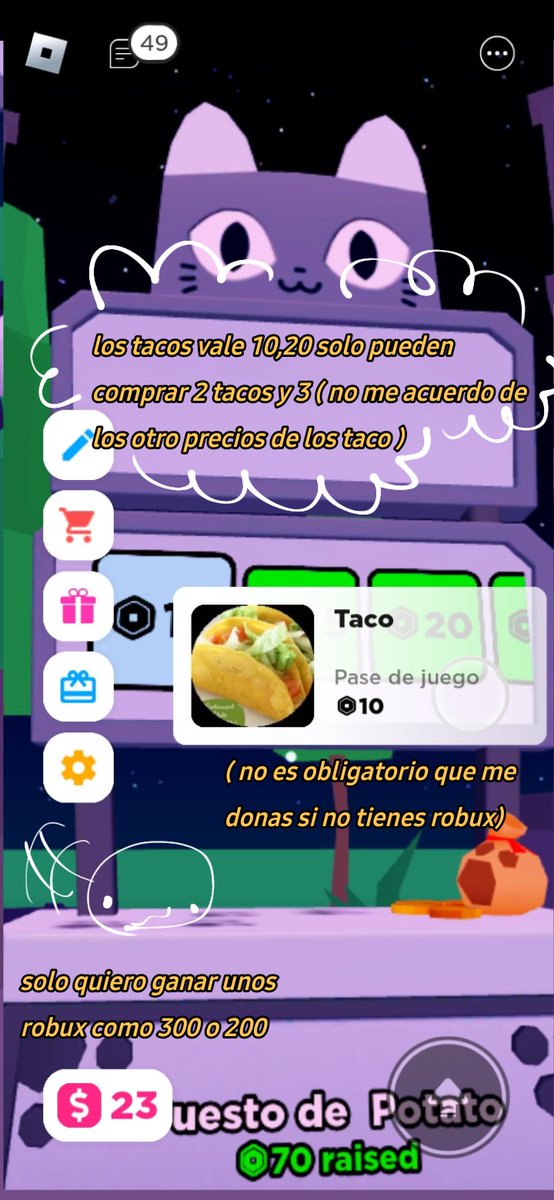 bocki___'s tweet photo. ☆COMISSIONES!☆ (nose si se escribe asi xd)  si prefieren las 2 cosas me pueden comprar 10rbx de un taco y 15rbx de coca ❤ <3 https://t.co/VxFdYP5OwE