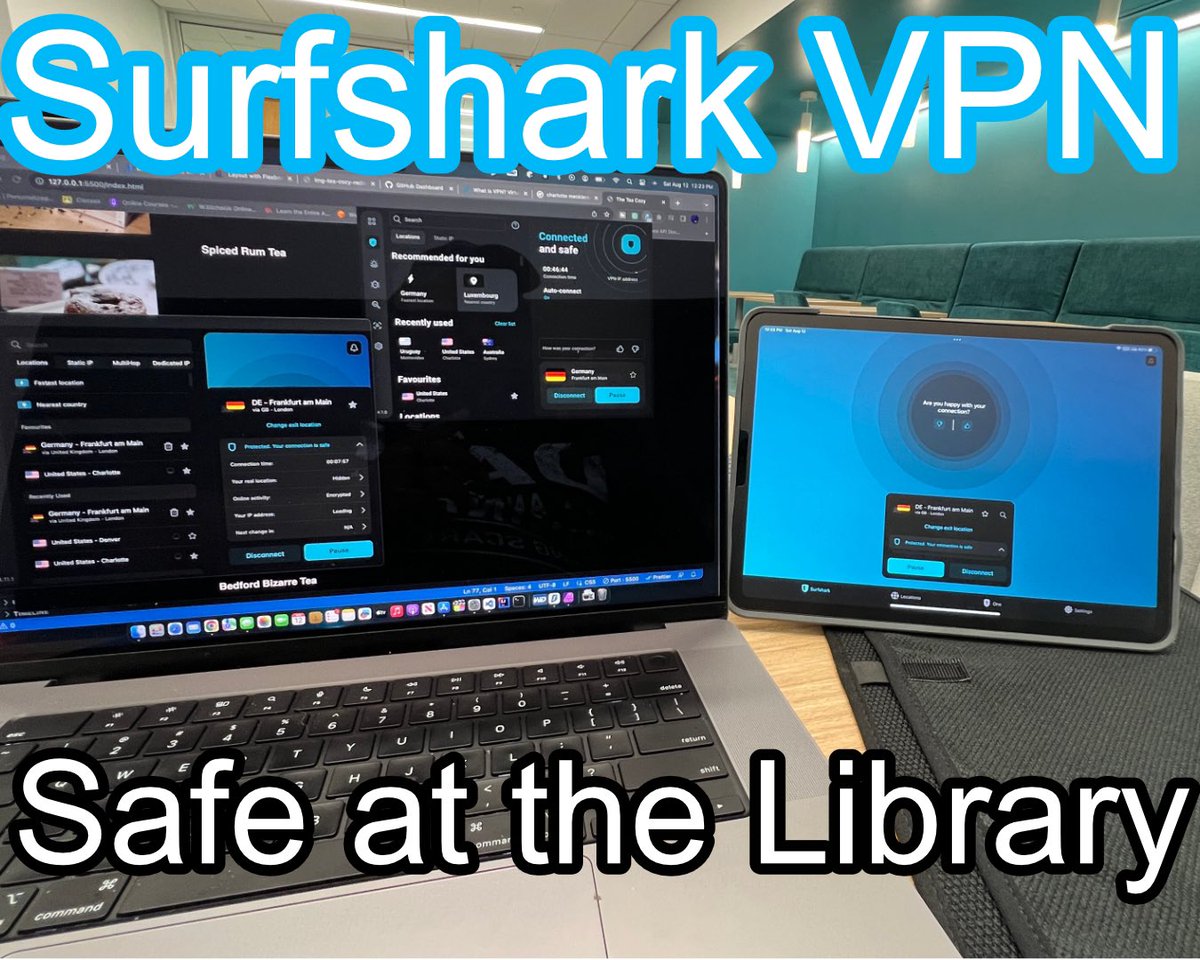 Phillip_codes's tweet photo. Loving how Surfshark VPN keeps my devices and online privacy safe, even on public wifi! No more worries about cyber threats or data snoops. #surfsharkgiveaway #SurfsharkVPN #StaySecure" https://t.co/msRTLcZLTd