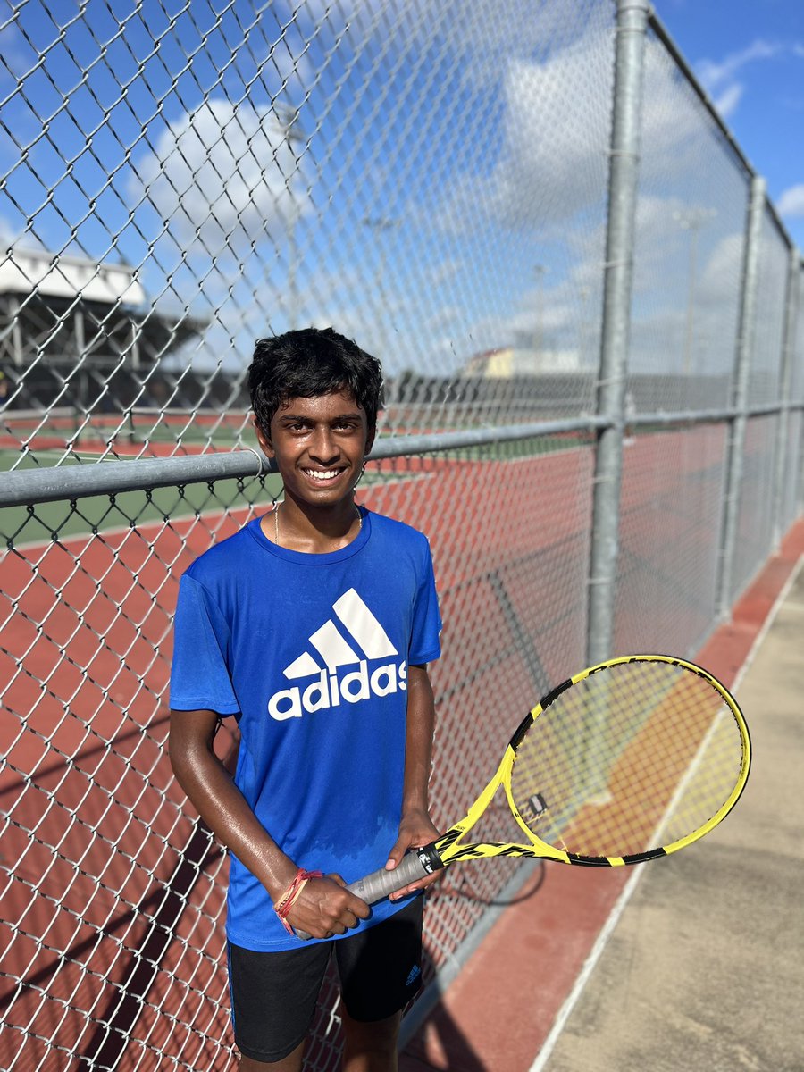 Cy_FairTennis's tweet photo. Congrats to Sam Basavaraj for making the 2023 Varsity Tennis team! #bfnd https://t.co/dLzwVOFa60