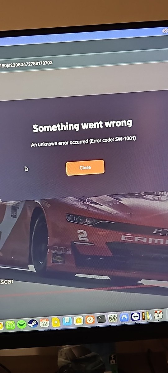 thomaspickup's tweet photo. @ViaplaySportsUK trying to tune into the @NASCAR race tonight and just keep on getting this on multiple devices... Brilliant! https://t.co/BcjBtha7GP