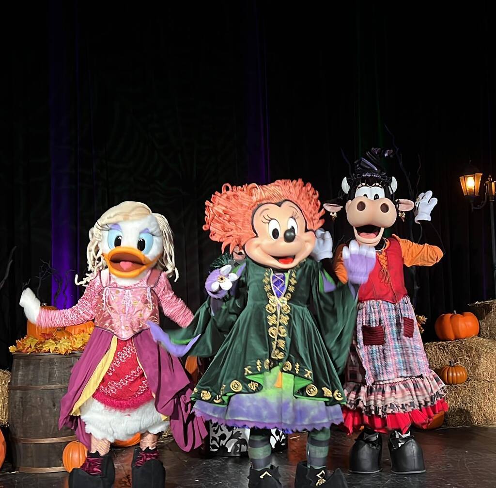 Minnie Mouse, Clarabelle Cow & Daisy Duck Hocus Pocus Multiple Sizes  w/POCKETS