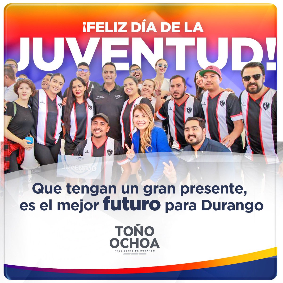 ¡Muchas felicidades a la juventud duranguense! 

Todo nuestro esfuerzo y futuro, es con ustedes. 🐺🤝