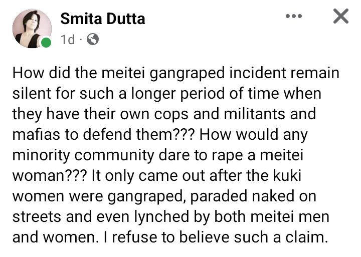 DrSuantak's tweet photo. The meitei created lies to cover-up their evil deeds. Meiteis need to wake up and realised that those filmy scripts won't work in real life event's.
I never knew Meiteis would be more foolish than Mr. Supandi of my childhood comic Book https://t.co/SRPjagEKa5