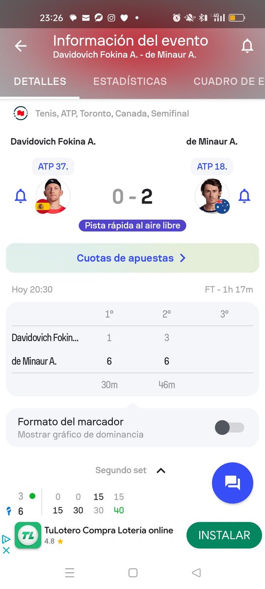 troncopages's tweet photo. El duelo del #99 se lo llevó @alexdeminaur ante @alexdavidovich1 un orgullo poder verlos en lo más alto después de tantos duelos vistos desde pequeños con un talento inagotable #goGuysgo https://t.co/ApHR8Y9kbu