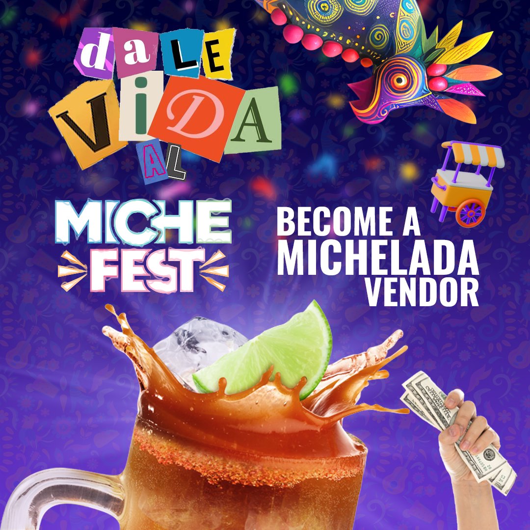 🚨 𝗟𝗔𝗦𝗧 𝗖𝗔𝗟𝗟 𝗙𝗢𝗥 𝗠𝗜𝗖𝗛𝗘𝗟𝗔𝗗𝗔 𝗩𝗘𝗡𝗗𝗢𝗥𝗦 🚨
¿Crees que tienes lo necesario para preparar la mejor Michelada en California (o el mundo)? ¡Regístrate y demuéstralo en el Primer Festival Rodante de Música Mexicana en Estados Unidos! #MICHEFEST 🍺🔥
Sube tu