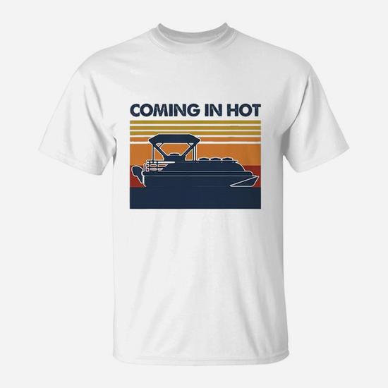 thegiftio's tweet photo. Coming in Hot Pontoon TShirt  The Perfect Gift for Pontoon Enthusiasts https://t.co/CpQgNbXPSL