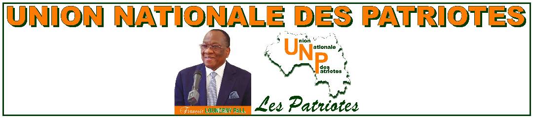 Suite appel pressant  nombreux compatriotes et nombreux defis, ai  décidé, avec filles et fils du pays, portant  mêmes aspirations et  mêmes valeurs, de créer un mouvement   politique   dénommé:   Union   Nationale   des   Patriotes  Guinée.   UNPG