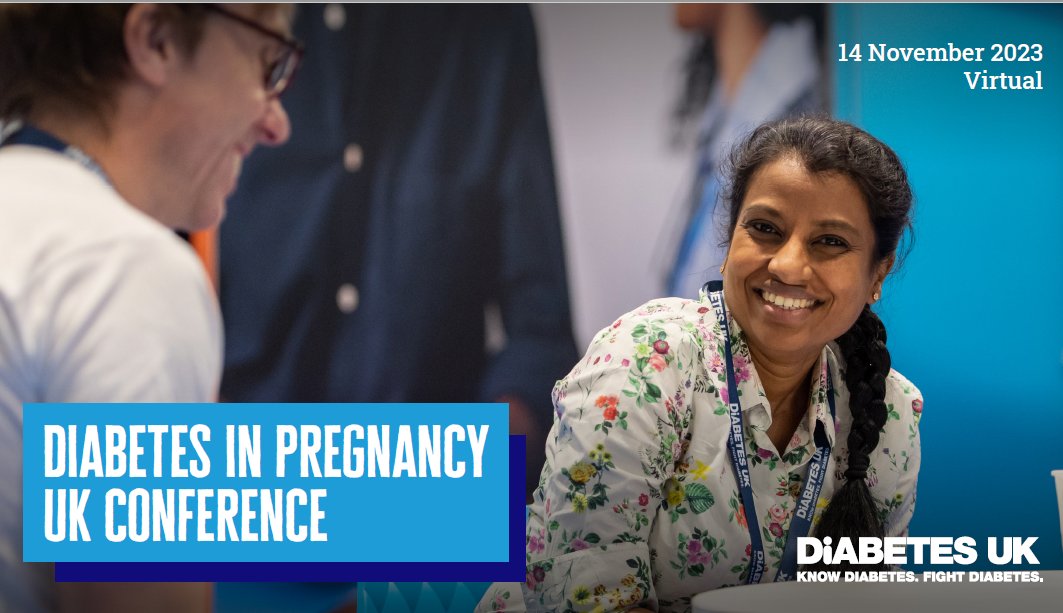NHSDiabetesProg's tweet photo. 🤰 Do you have an interest in #diabetes and pregnancy?

📆 Don't miss @DiabetesUK's 12th 'Diabetes in Pregnancy UK Conference', taking place online on 14 November on #WorldDiabetesDay.

🔍 https://t.co/kaS7sFGOFU https://t.co/cSML4yiCBI