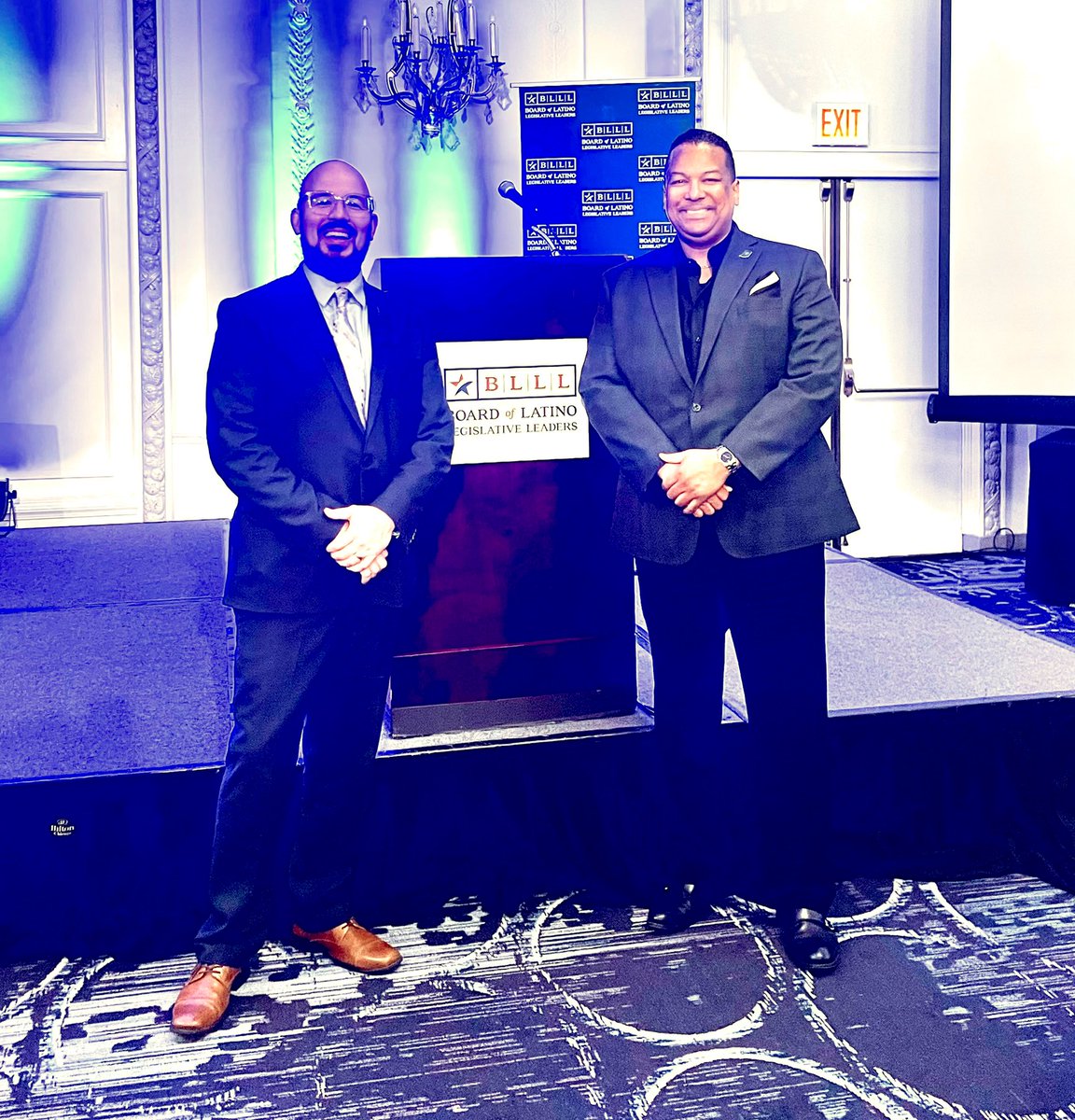 Earl_Harris_Jr's tweet photo. As the Vice-Chair of @BLLLeaders, so happy to welcome @Rodney4Indiana to his first #BLLL Leadership Summit.
@inhsedems @INSenDems https://t.co/1wamYoPOCr