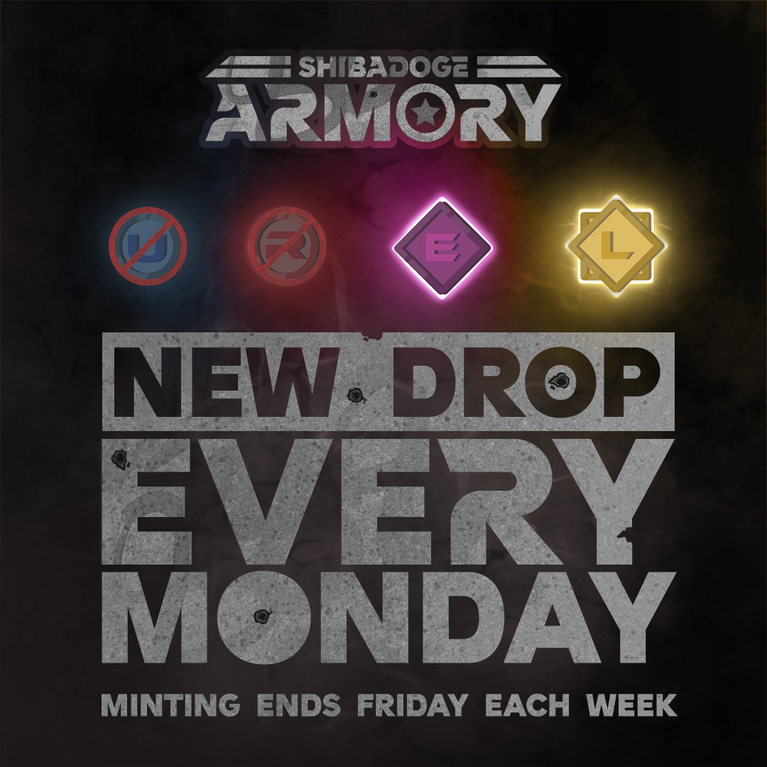 RealShibaDoge's tweet photo. The First Epic Ranked Items drop is Monday, August 14th, at 12 pm PST.

A total of 17 EPIC equippable items for your #ShibaDoge #NFTs will be released across 5 days.

Learn about the Armory - https://t.co/UOUzObV6bE

Times may change; stay up-to-date: https://t.co/AhwBI2ft9p https://t.co/PQnF4hGhQ8