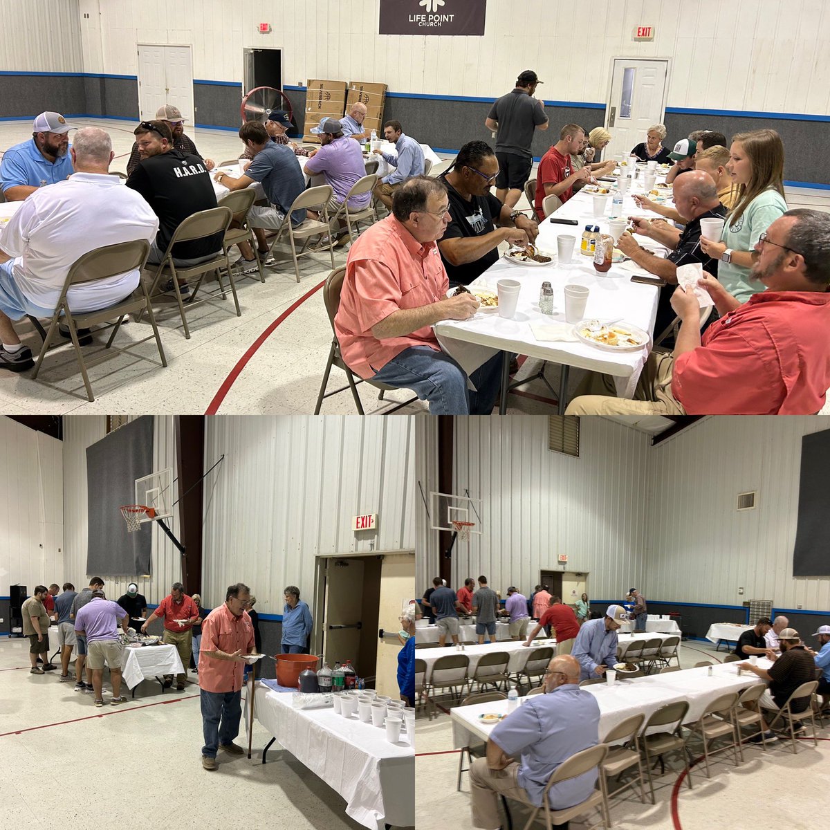 NikitaKoloff1's tweet photo. Yet another AMAZING #ManUp conference today in historic #AmericusGa ! 3 generations attended, delicious lunch (thank you ladies), well over $1K in giveaways (including a $650 outdoor grill), men were definitely challenged. Preachin’ tomorrow @10a …come on out! #ItsTIMEToManup https://t.co/70PbgDM4Av