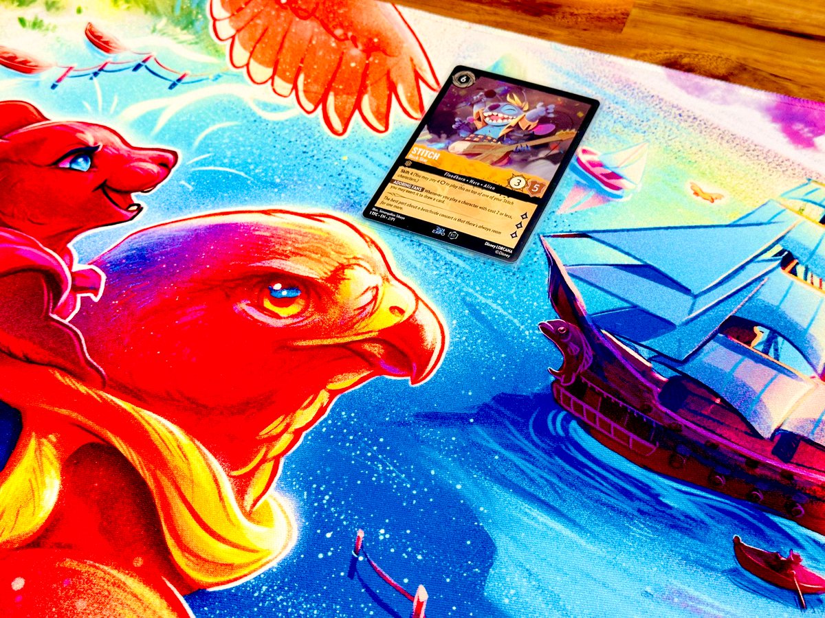 James Rhymer (@jamesrhymer) on Twitter photo 🚨Giveaway🚨
I loved the <a href="/illumiteers/">The Illumiteers</a> and their collab with Nana Qi so much, that I have 6 signed playmats! 😅
Nothing to promo, so one lucky person who does the following will receive one:
✅ Follow <a href="/illumiteers/">The Illumiteers</a>. Follow me. Like and reshare this post 😄
#disney #lorcana #tcg 🚨Giveaway🚨
I loved the <a href="/illumiteers/">The Illumiteers</a> and their collab with Nana Qi so much, that I have 6 signed playmats! 😅
Nothing to promo, so one lucky person who does the following will receive one:
✅ Follow <a href="/illumiteers/">The Illumiteers</a>. Follow me. Like and reshare this post 😄
#disney #lorcana #tcg