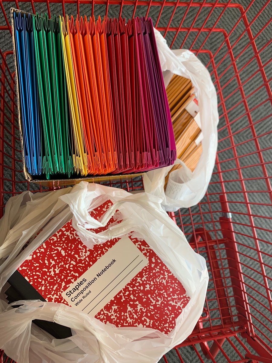 Breath4Humanity's tweet photo. First school supply run for 2023-2024 school year for @BensalemSchools 
We were able to help make 50 backpacks to donate last year— aiming to beat that this year! https://t.co/6x6msVCSBK