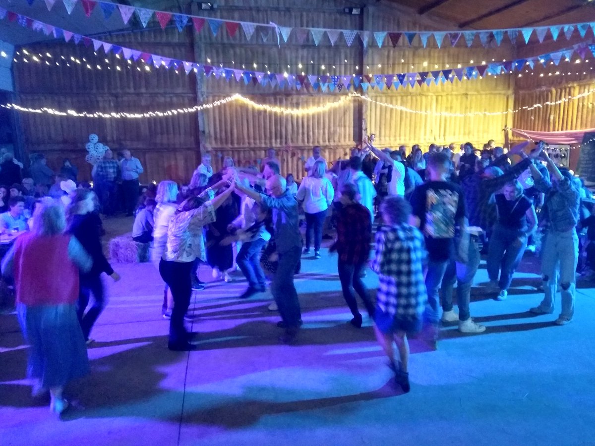 What fantastic back to back dancing with #Ebrington village. You rocked. #ceilidh