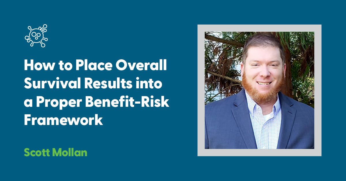 rhoworld's tweet photo. Overall survival is an important efficacy and safety endpoint for #oncologytrials. Associate Director of Biostatistics Scott Mollan shares the makings of a proper benefit-risk trial framework in his new blog: https://t.co/PqISnNO3MV #RhoReflections https://t.co/9LqCeJaP7M