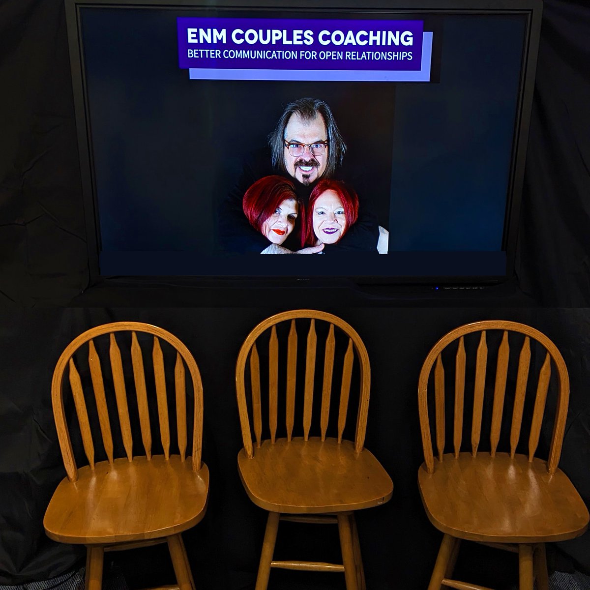 Getting ready to shoot some content.

We answered 20 questions about ENM/Polyamory/Open Relationships and will be posting them shortly! 

DM us your questions for next time