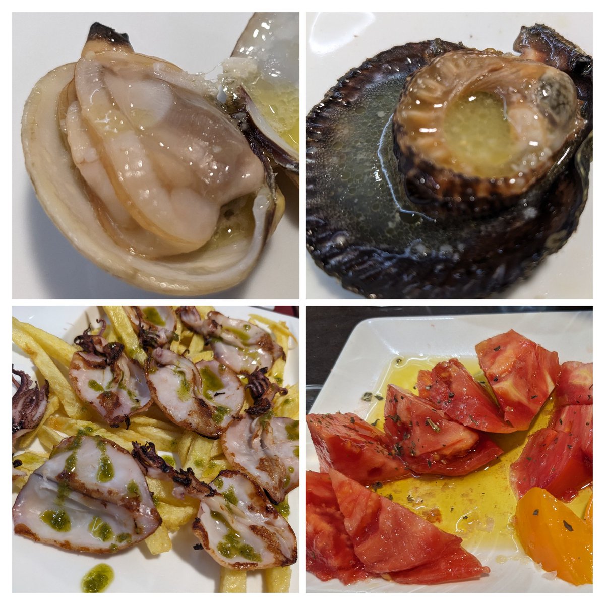 Alberto_charro's tweet photo. Disfrute por arrobas en el mesón Picasso de Ferrol. 
La pista de @MacMaghnusa1960, más que certera.
Impagables las zamburiñas negras, el tomate de la huerta del amo, los chipis y las almejas.
Vinos a criterio del dueño, frikazo, disfrutón y entendido. 
Mañana la secuela. https://t.co/2rCsMsYbr4