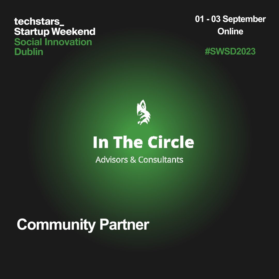 InTheCircleInc's tweet photo. 🌟 Exciting News! 🚀 We've joined forces with @StartupWeekend! As a Community Partner, we're gearing up to inspire innovation and drive positive change. Stay tuned for an incredible weekend of collaboration and impact. #InnovationCollaboration #TechstarsDublin 🤝🌍 https://t.co/e2HAAEAfdy