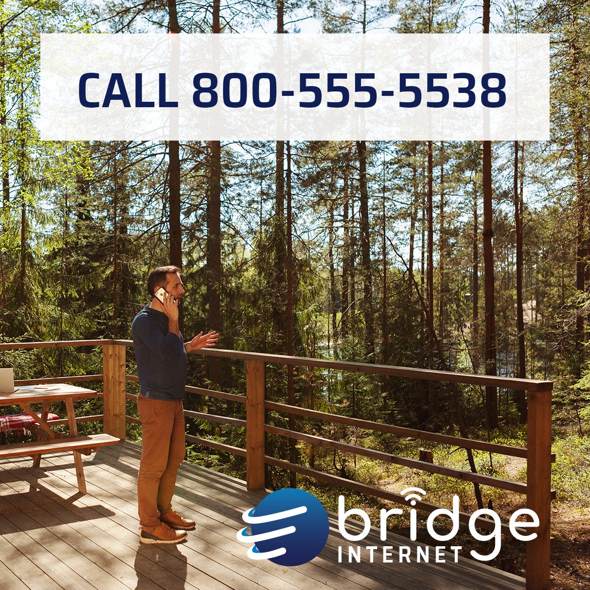 Don’t let your rural location hinder your access to the digital world any longer!

Join Bridge Internet today and experience the power of connectivity like never before.

Visit our website or call us at 📱 800-555-5538 for more information.

bridgeinternet.com/contact/
