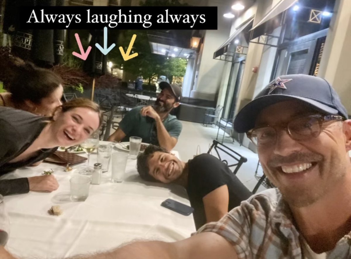 Tyler with Bitsie, Danielle Panabaker, Tom Cavanagh, and Carlos Valdes. #TylerHoechlin