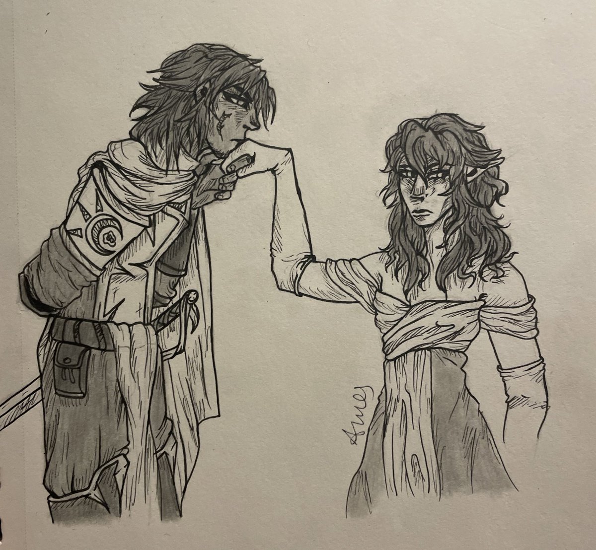 i <3 my enemies to lovers ocs 🤭
#ocart #enemiestolovers