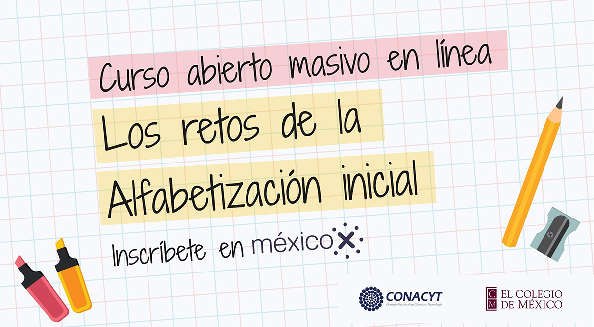 El Colegio de México (@elcolmex) on Twitter photo El curso abierto, masivo y en línea "Los retos de la alfabetización inicial" te permitirá: profundizar en tu conocimiento sobre la adquisición y el desarrollo de la lengua oral y escrita.
💻 ¡Inscríbete hoy en @MexicoX_gob! mexicox.gob.mx/courses/course…
<a href="/CELLColmex/">CELL Colmex</a> <a href="/FundacionRojo/">Fundación Zorro Rojo</a> El curso abierto, masivo y en línea "Los retos de la alfabetización inicial" te permitirá: profundizar en tu conocimiento sobre la adquisición y el desarrollo de la lengua oral y escrita.
💻 ¡Inscríbete hoy en @MexicoX_gob! mexicox.gob.mx/courses/course…
<a href="/CELLColmex/">CELL Colmex</a> <a href="/FundacionRojo/">Fundación Zorro Rojo</a>