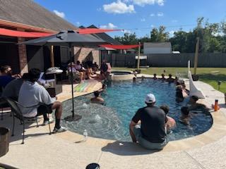 sudden47's tweet image. Senior affirmation pool party....  A great group of young men... #alwaysoutfront #leadtheway #youmatter #RecruitABuc