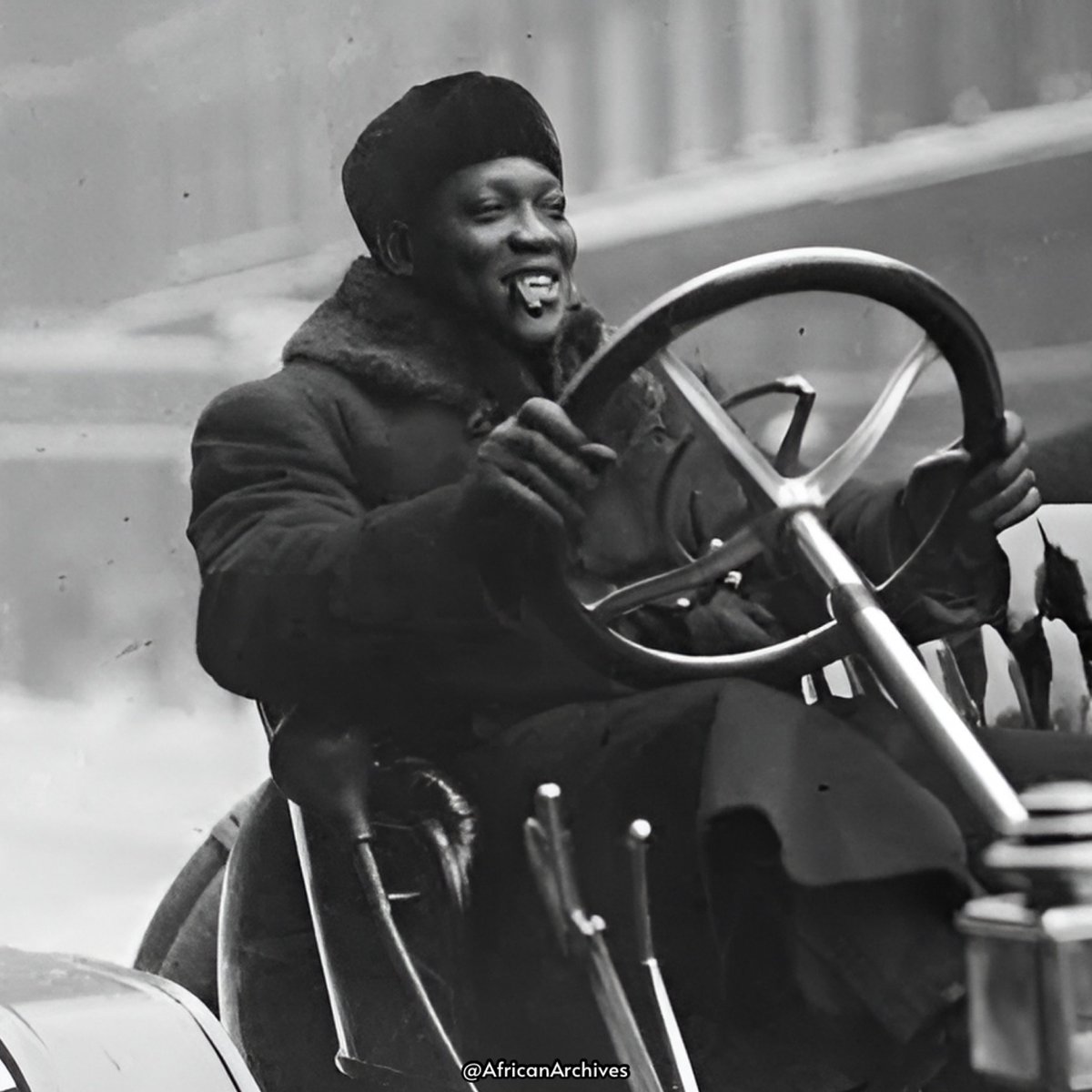 In 1938, Jack Johnson was speeding when he was stopped by a policeman. 

He issued him a $50 ticket. Jack handed him a $100 bill, to which the policeman proclaimed "I can't make change for that much!" Jack replied, "keep it, as I will be making the return trip at the same speed."