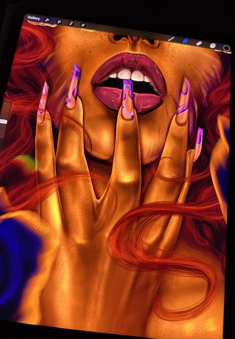 Ate these nails up, the whole hand actually. I Love me a good hand
