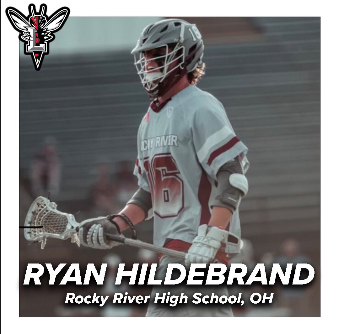 LynchburgMLAX's tweet photo. Lynchburg Men’s Lacrosse:
Class of 2027- Ryan Hildebrand- Rocky River HS, OH &amp; Burning River Lacrosse Club… Ryan scored over 100 pts in his career and was recognized as All-League and All-Area…It’s a Great Day to be a Hornet!!! https://t.co/wYg9p1Ipfl